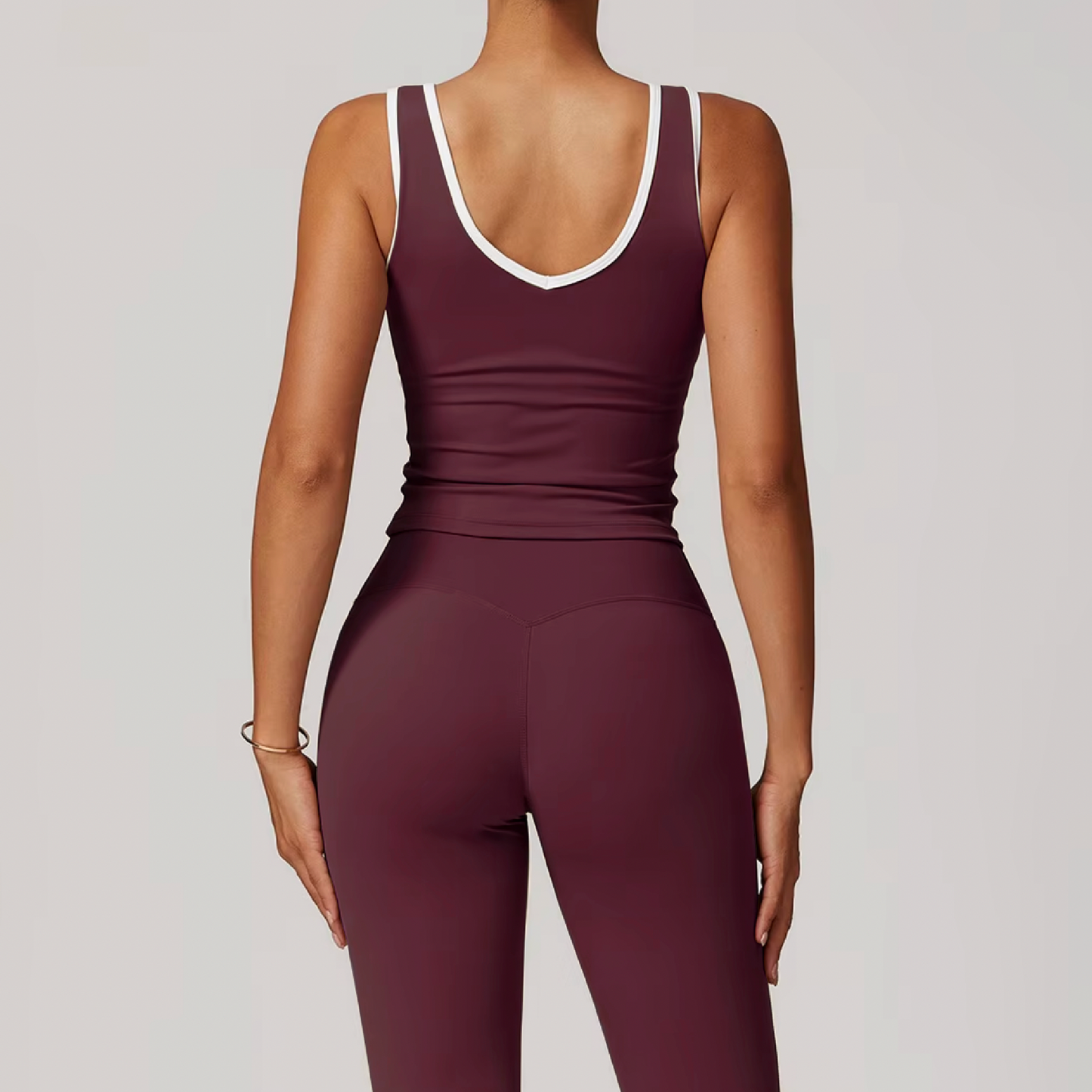 Contrast top tank garnet