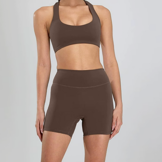 Silky top crop tank earth