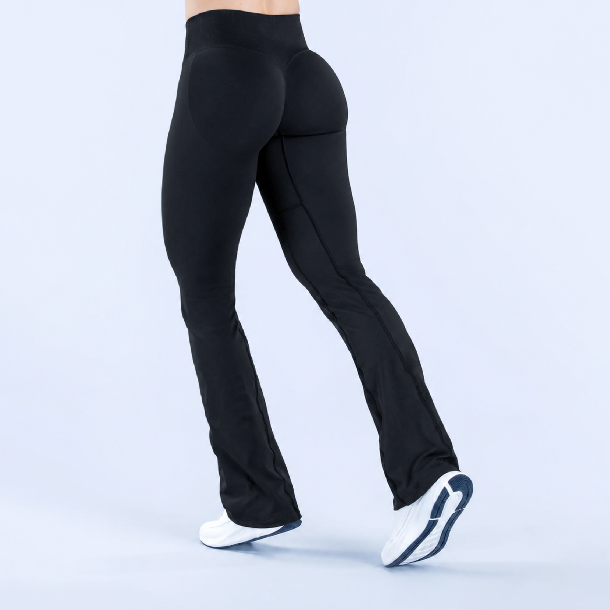 Shape licra campana scrunch black