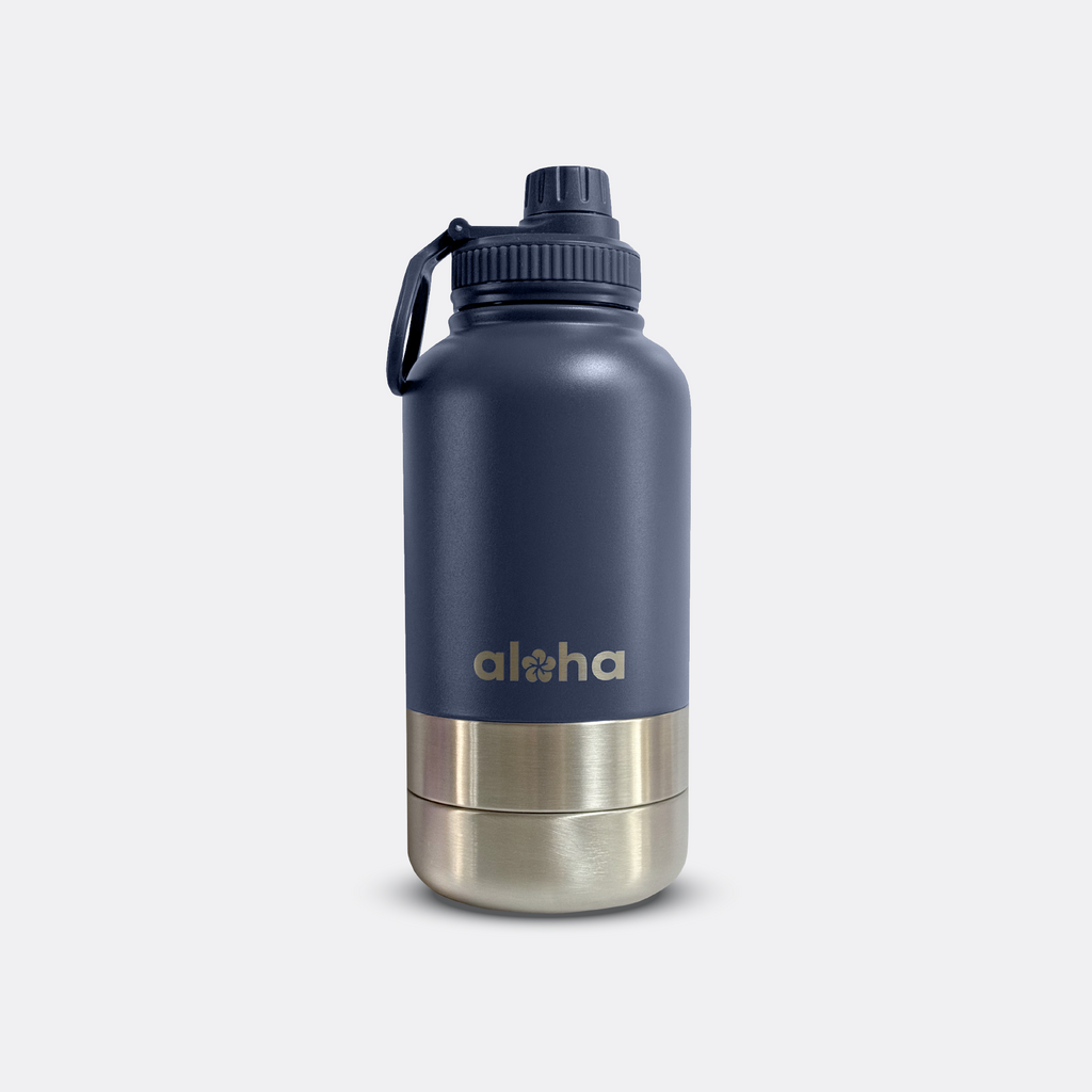 Botella Aloha pet go navy