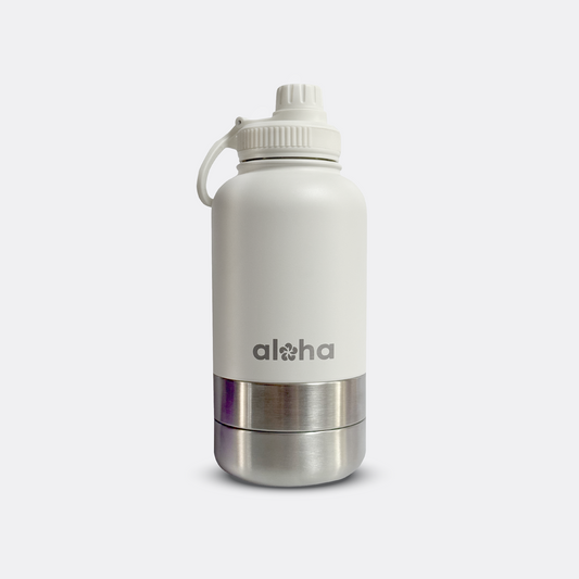 Botella Aloha pet go white