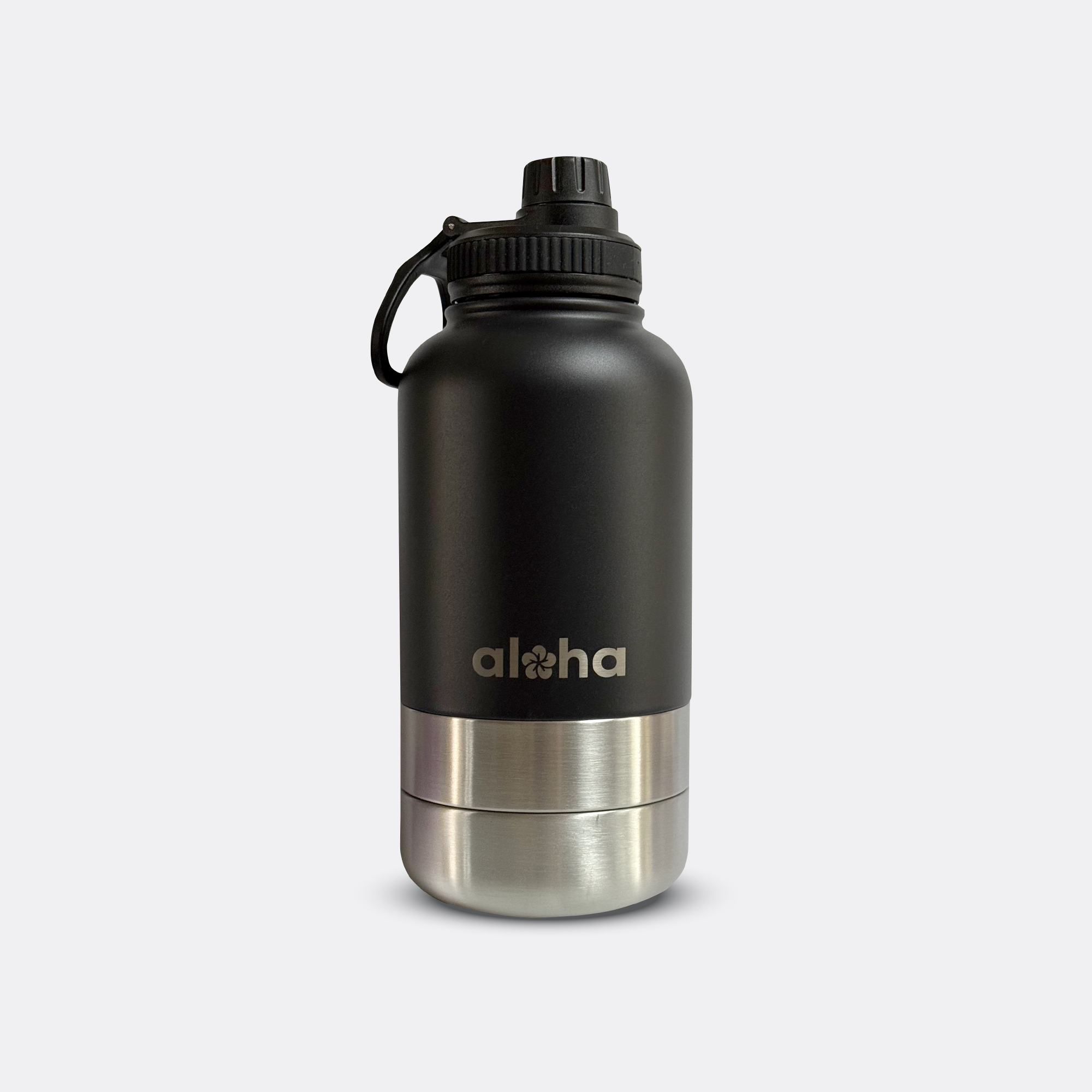 Botella Aloha pet go black