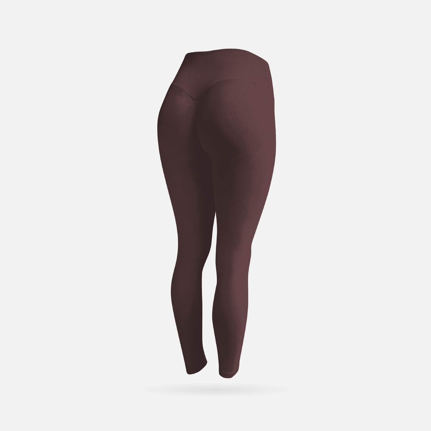 Sculpt licra v-cut scrunch cacao