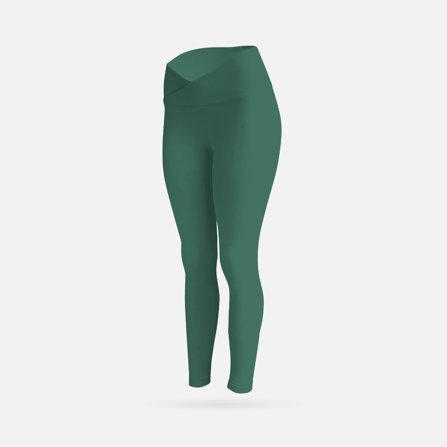 Sculpt licra v-cut scrunch jade