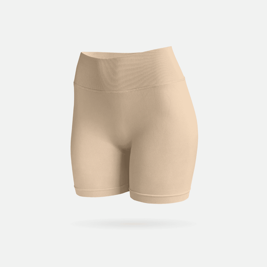 Sculpt short scrunch peanut