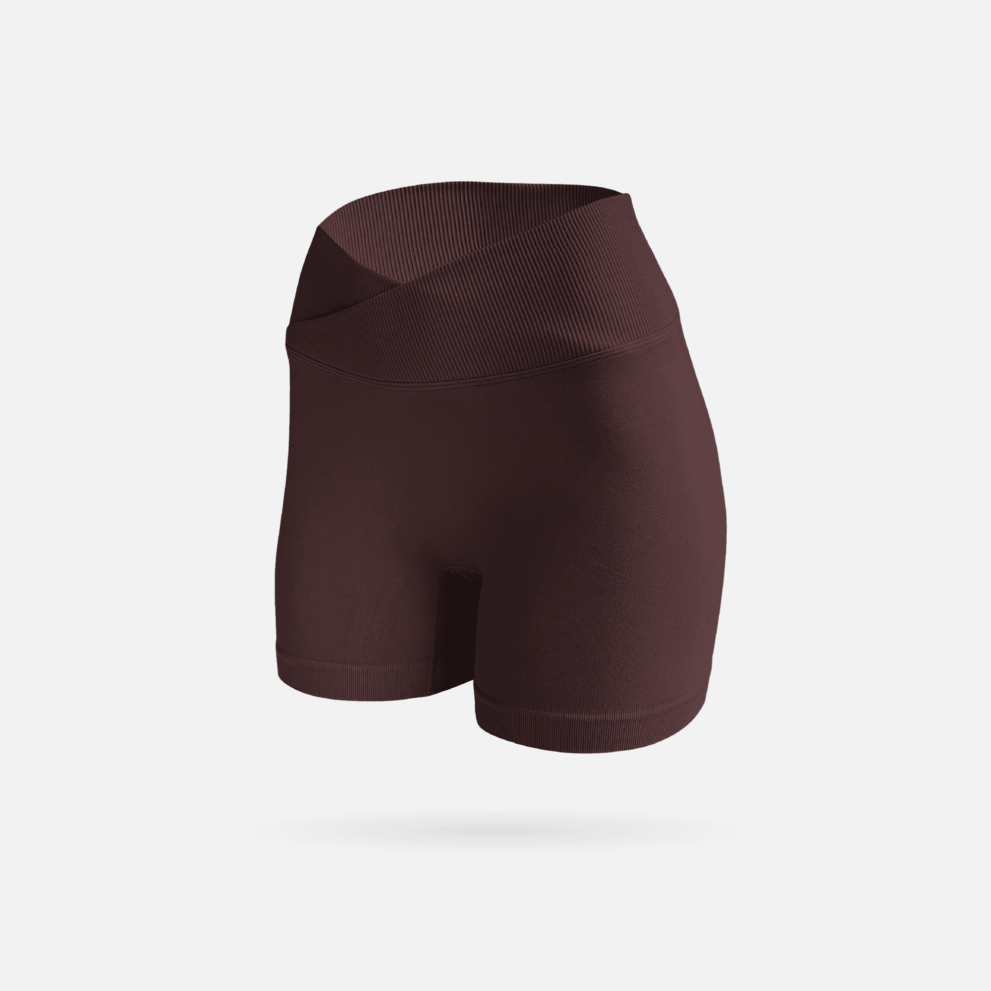 Contour short scrunch cacao