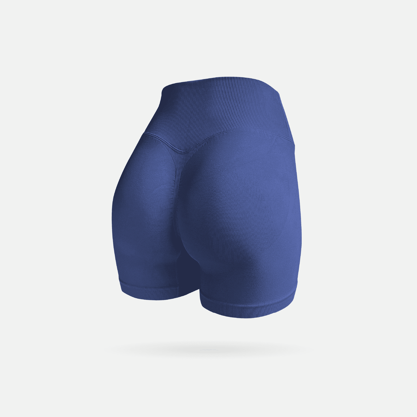 Sculpt short v-cut scrunch deep blue