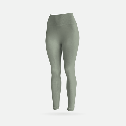 Sculpt licra scrunch olive bloom