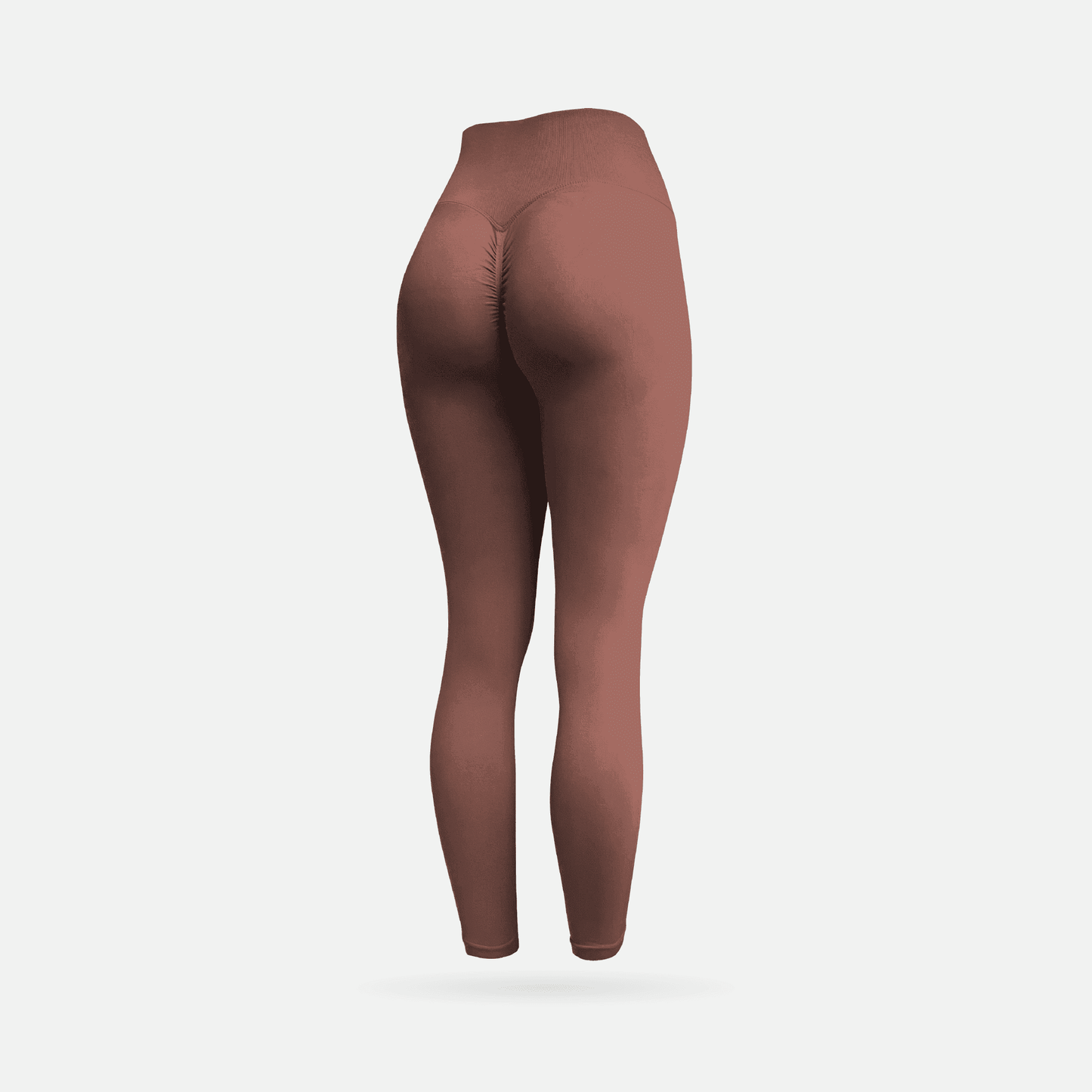 Sculpt licra scrunch mocha