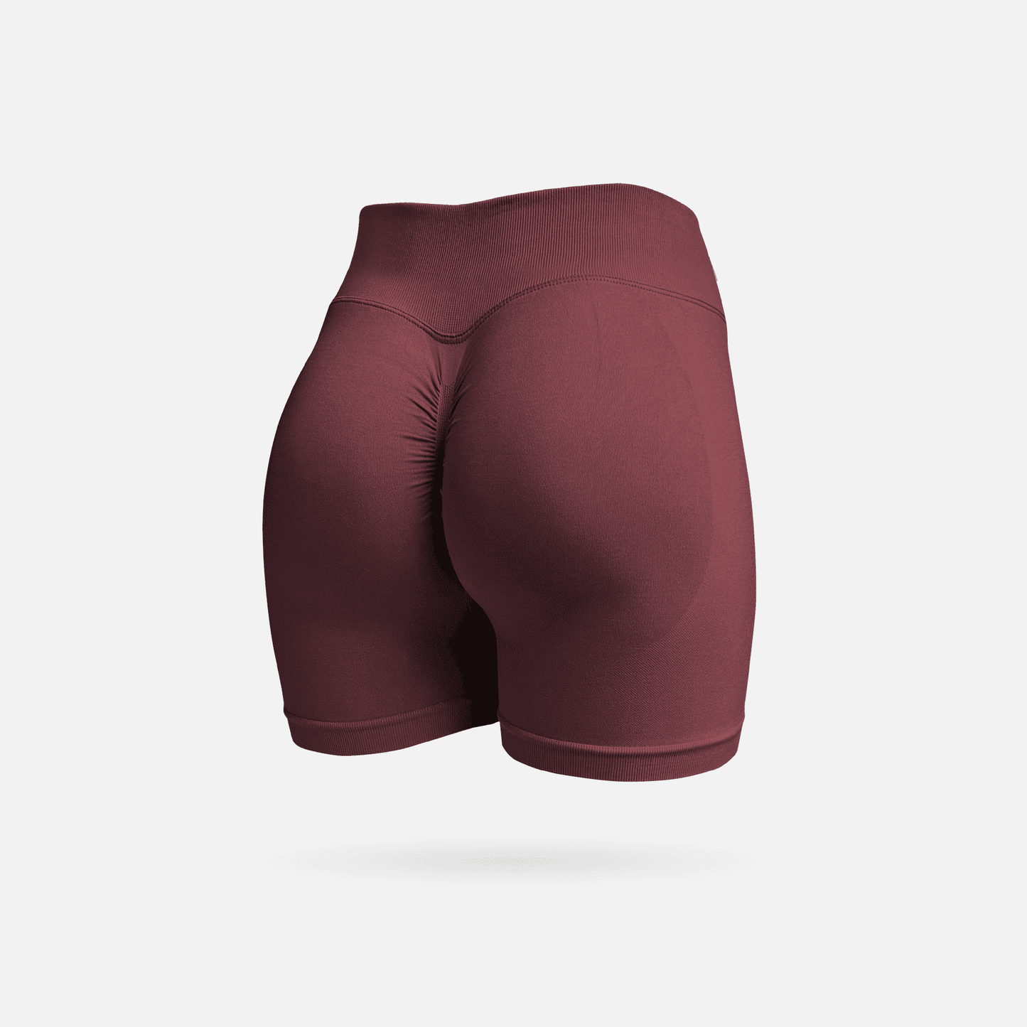 Sculpt short scrunch velvet wine