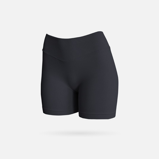 Shape short scrunch black