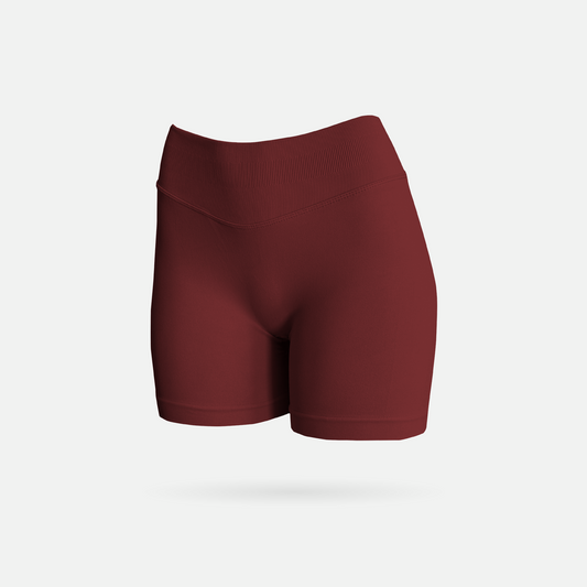 Shape short scrunch rustwood
