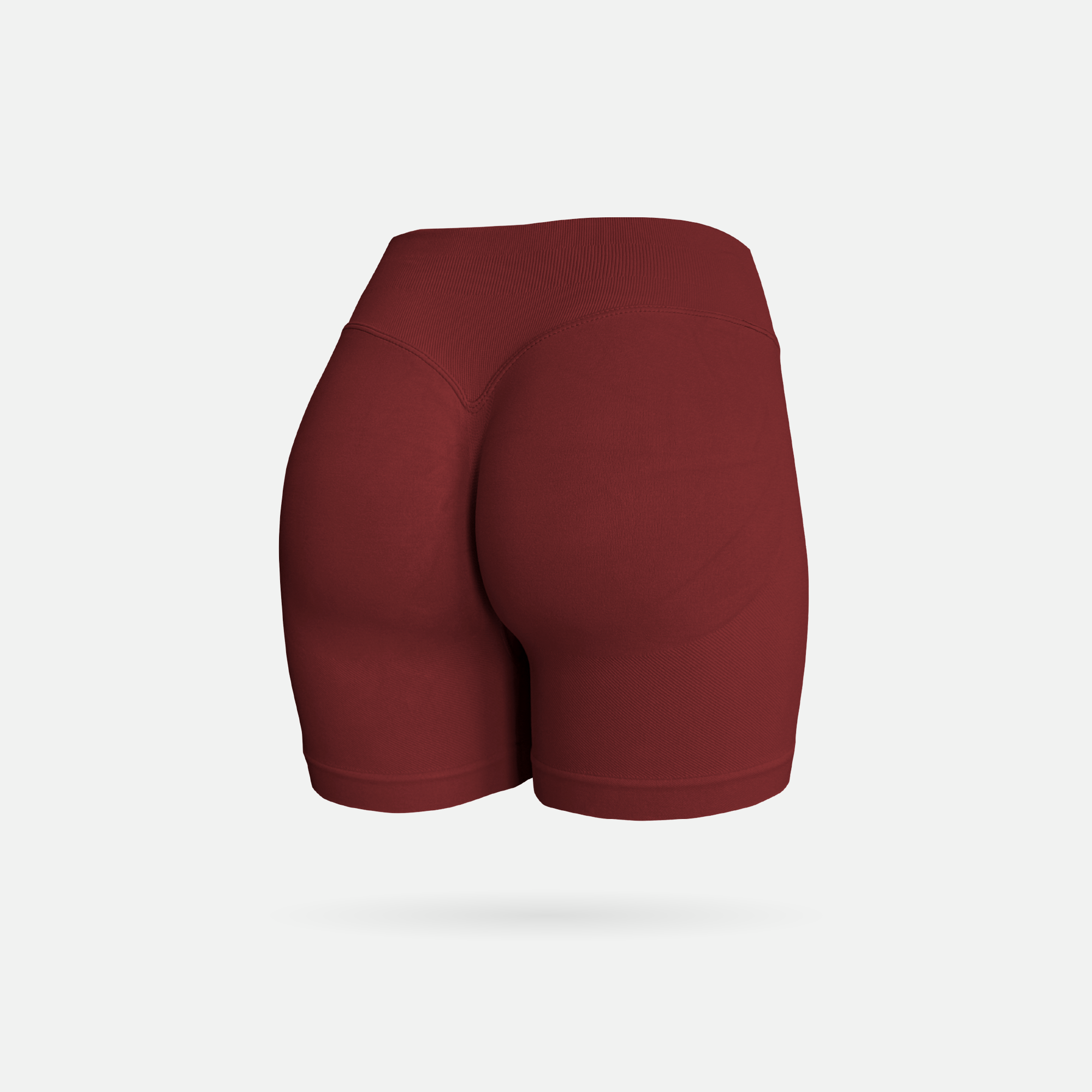 Shape short scrunch rustwood