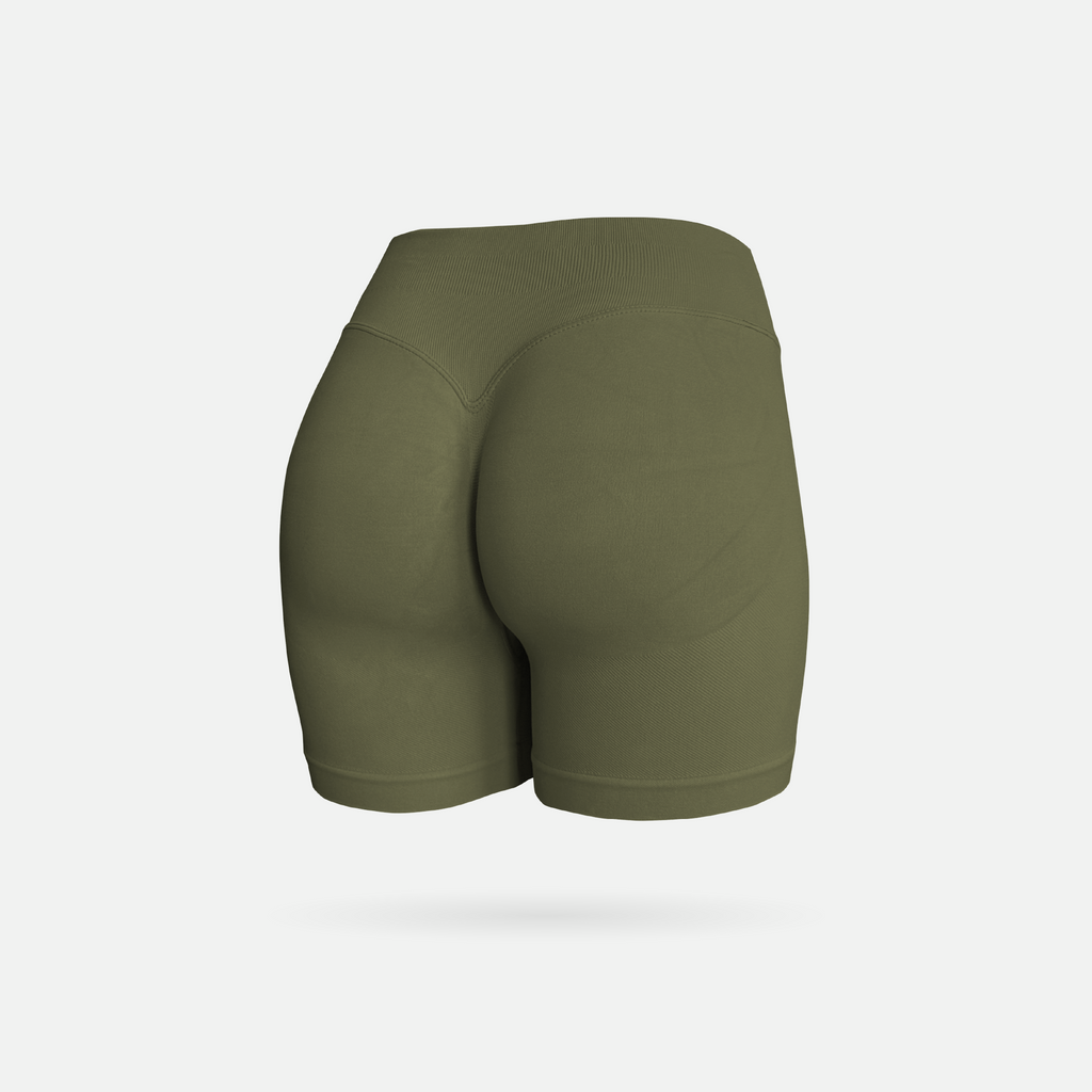Shape short scrunch army