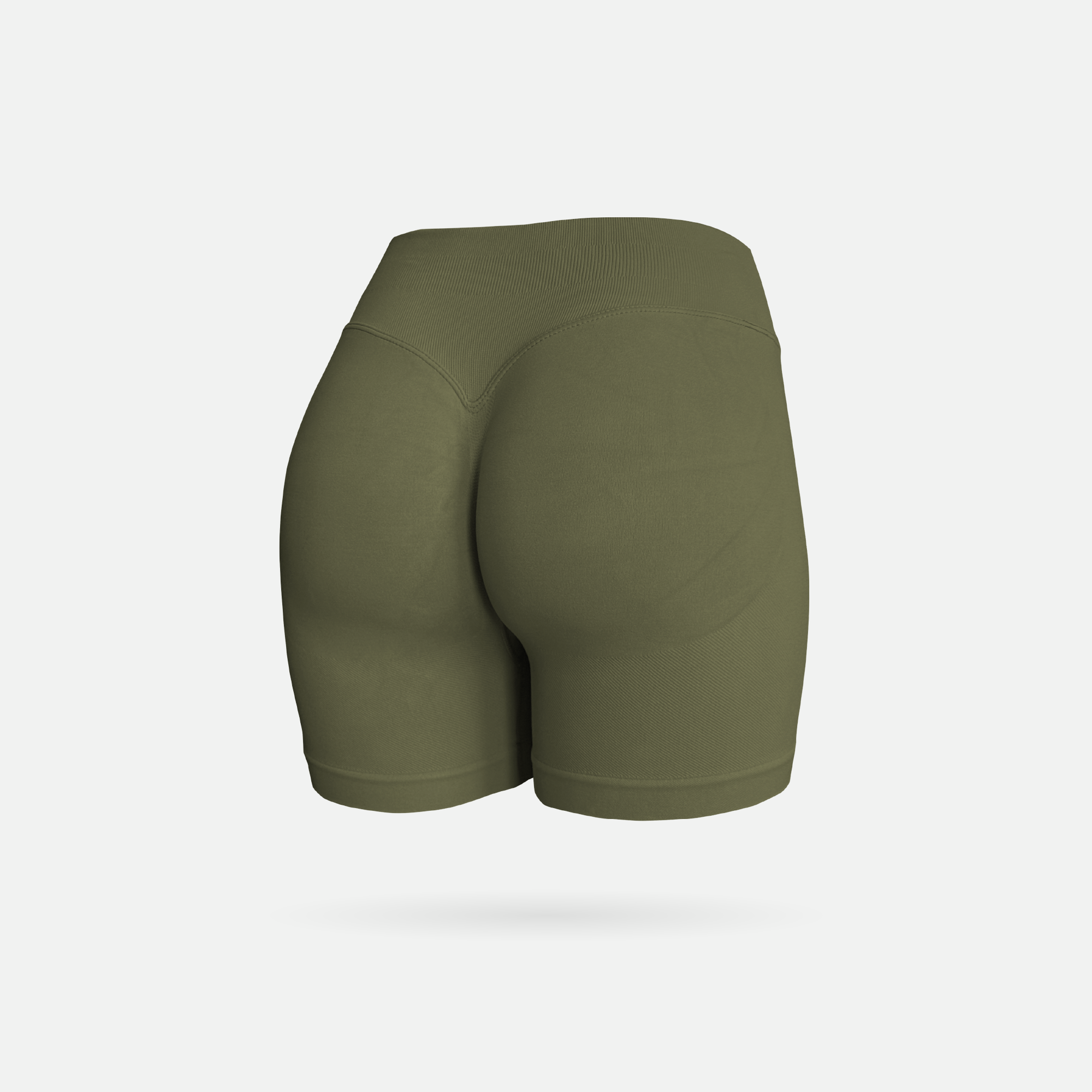 Shape short scrunch army