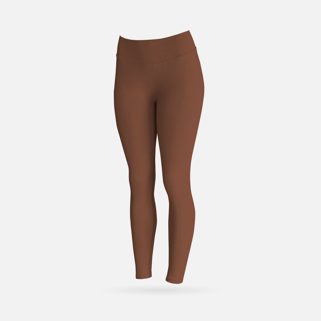 Shape licra scrunch cinnamon
