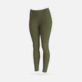 Shape licra scrunch army