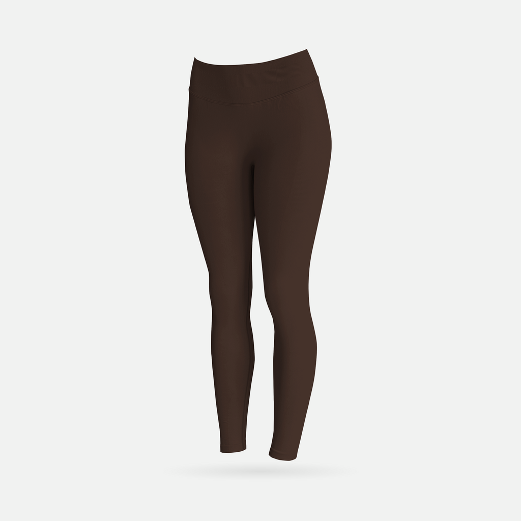 Shape licra scrunch dark oak