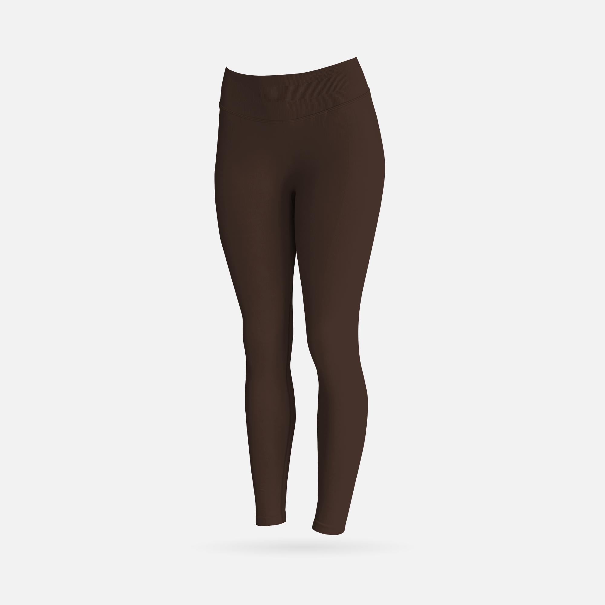 Shape licra scrunch dark oak
