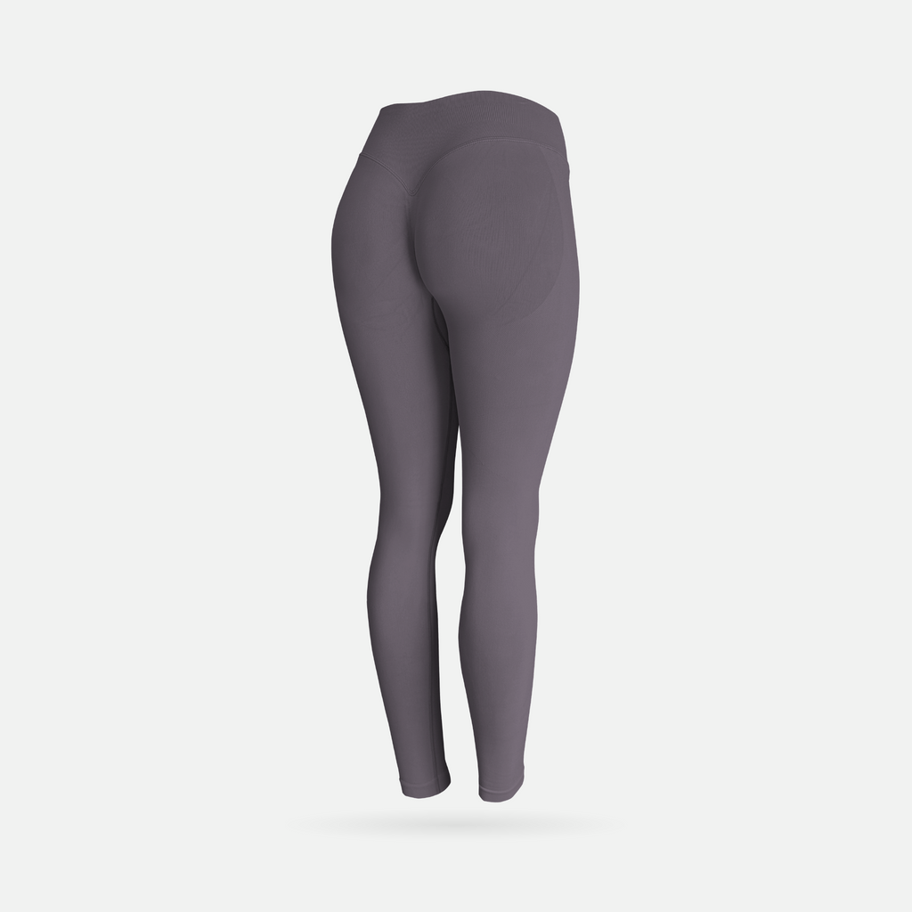 Shape licra scrunch purple fog