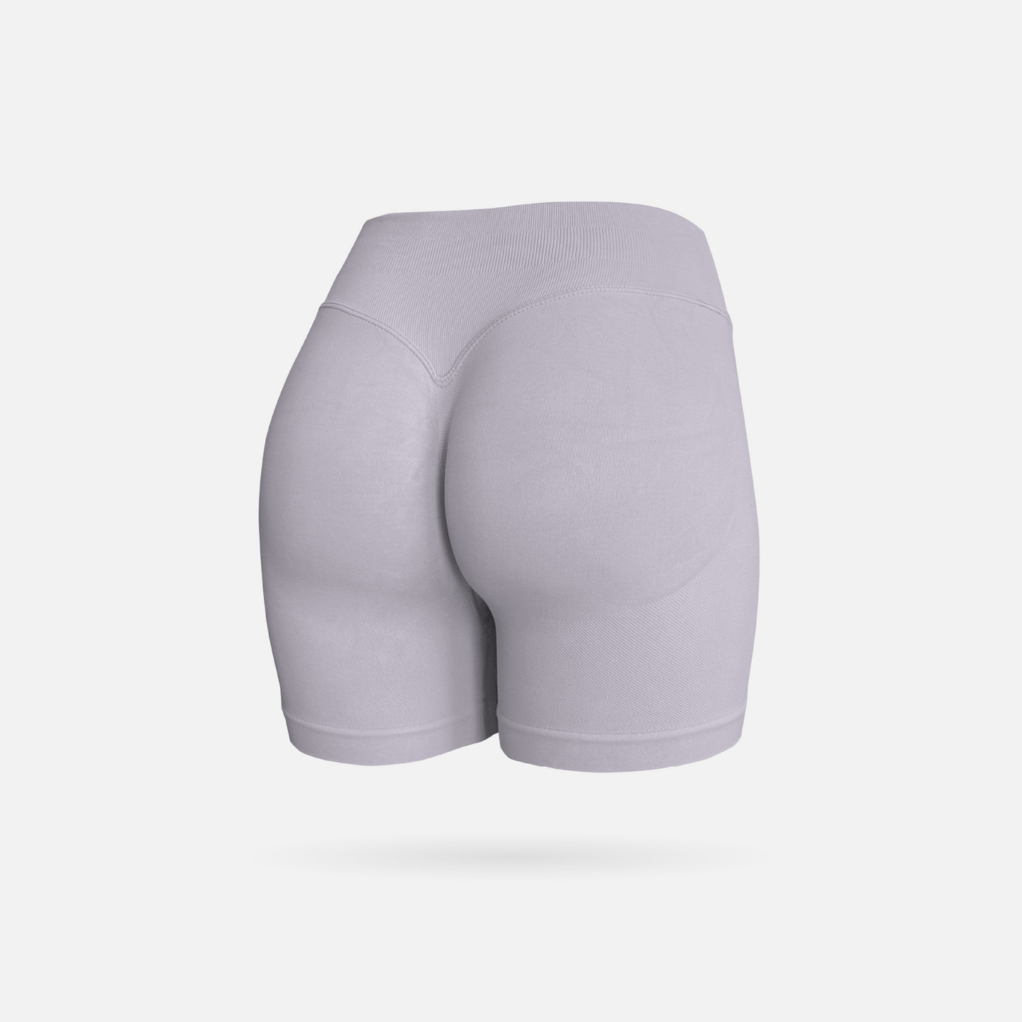 Shape short scrunch light lilac