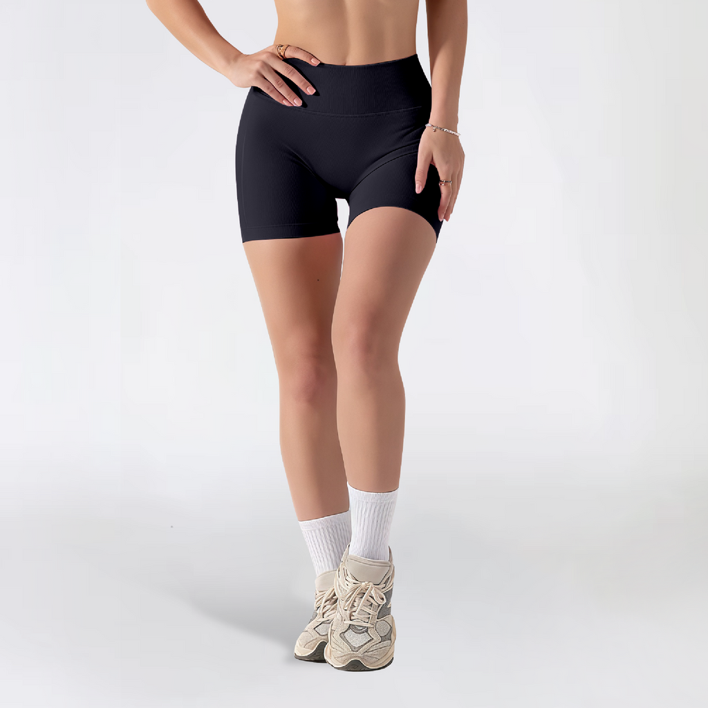 Reverse short scrunch black