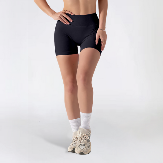 Reverse short scrunch black