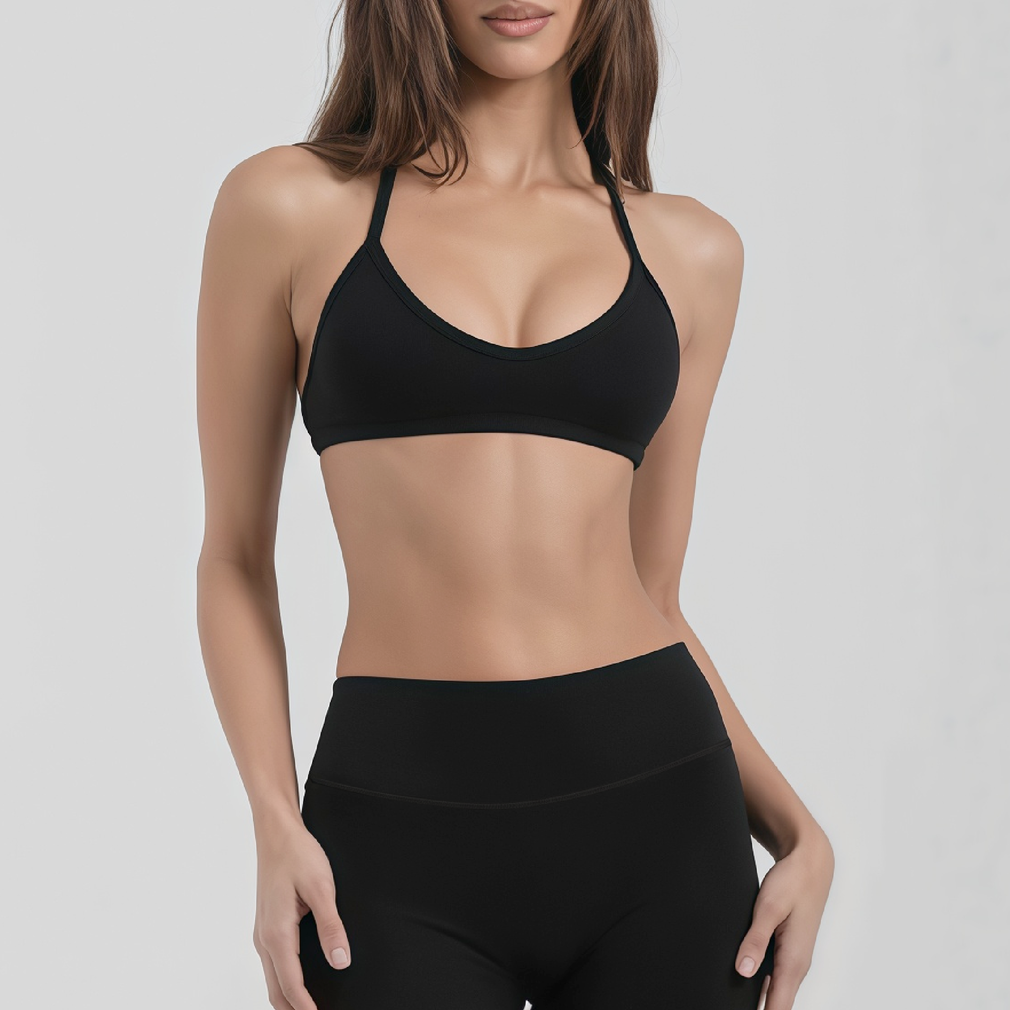 Aura crop black