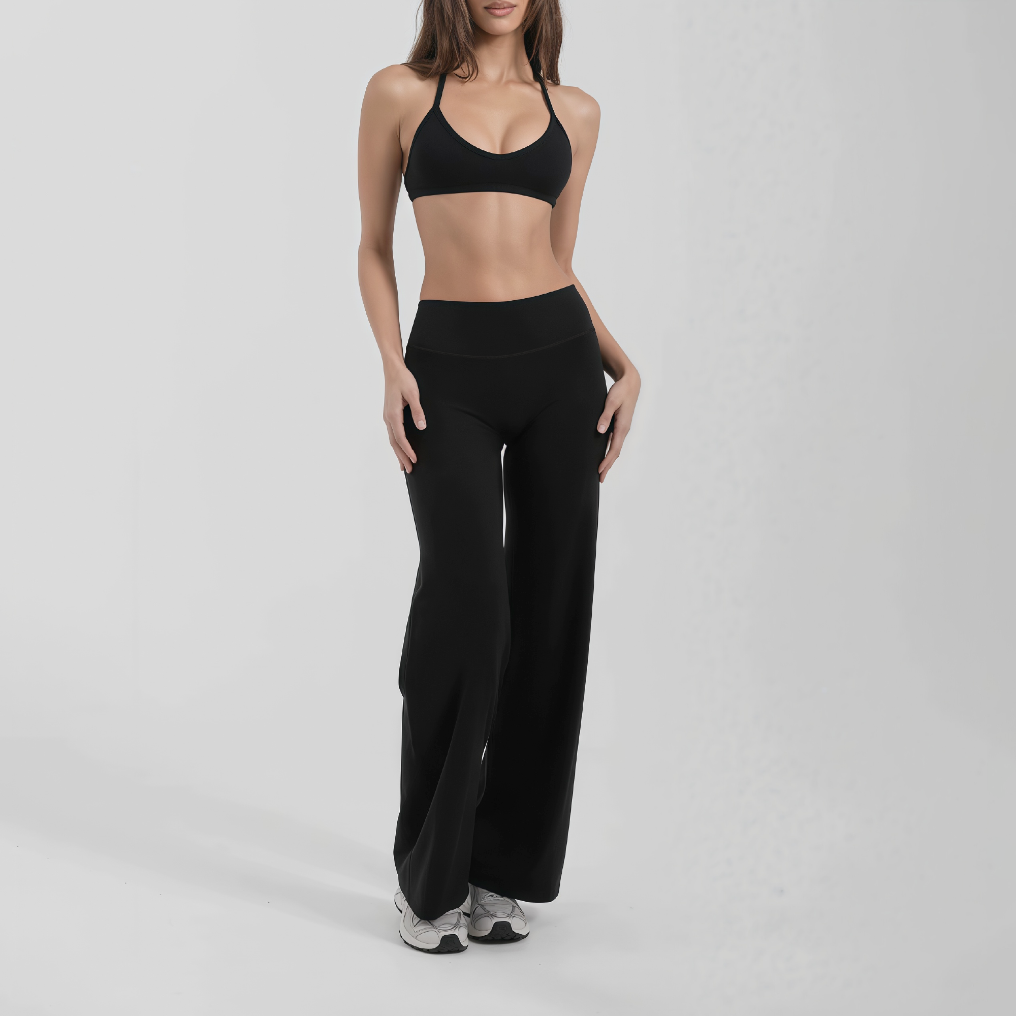Aura licra straight black