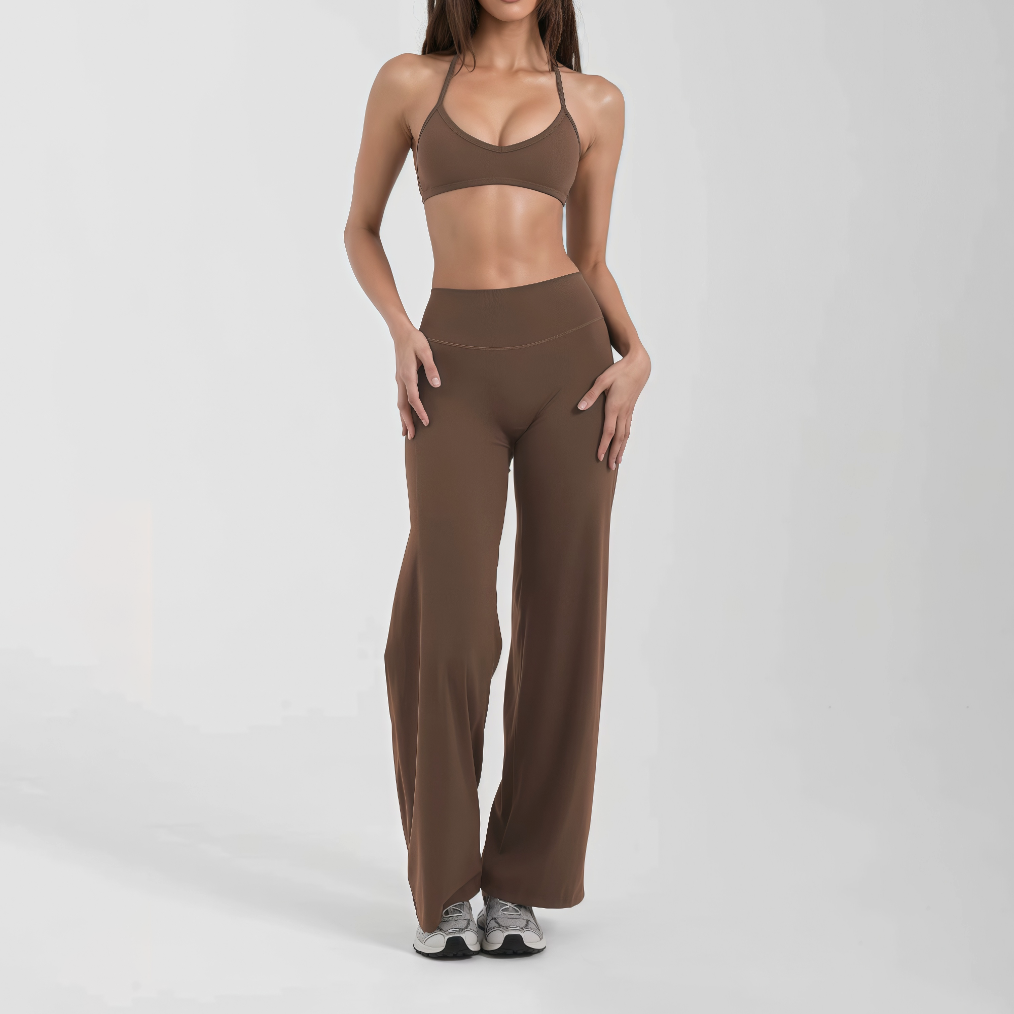 Aura licra straight mocha