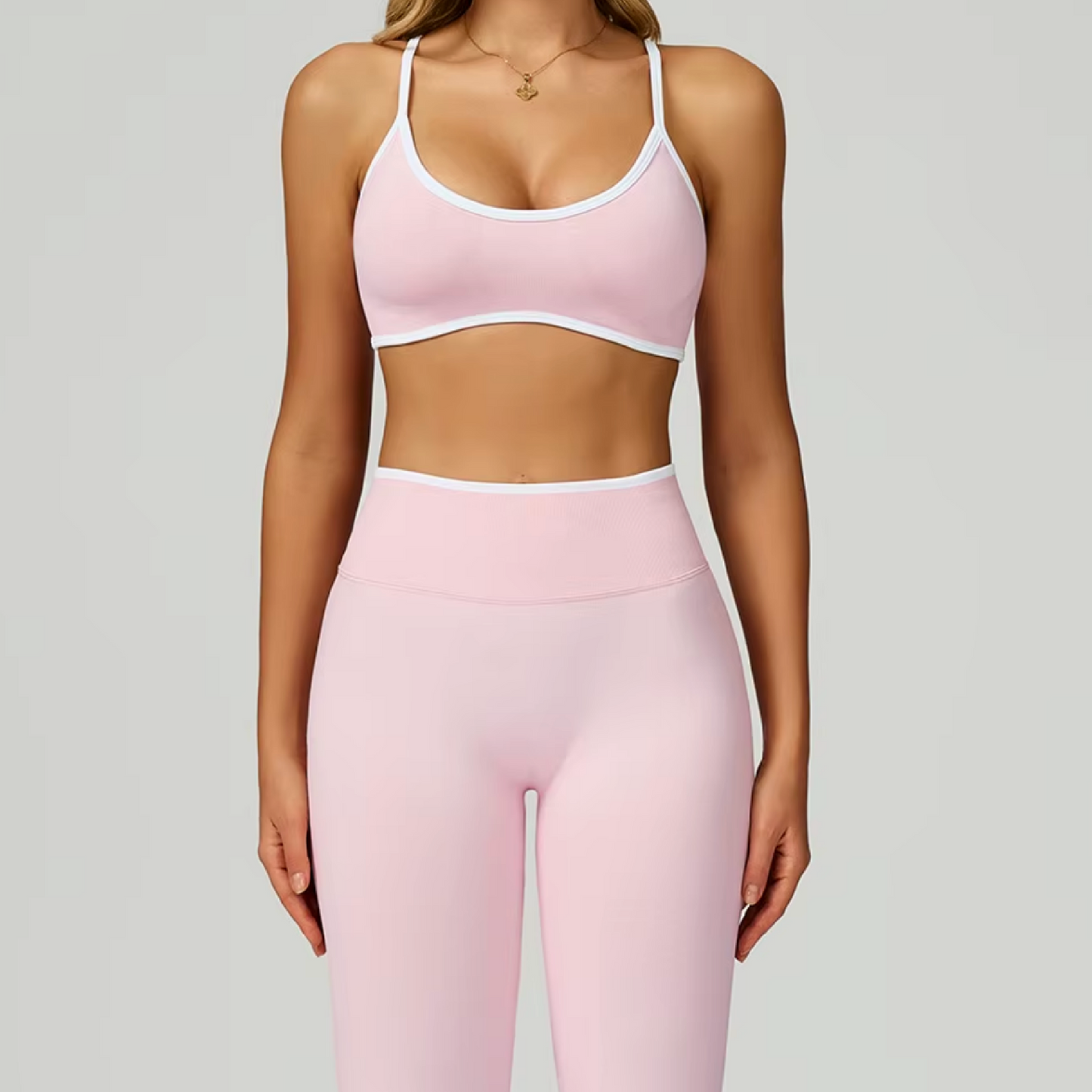 Outline top pearl pink