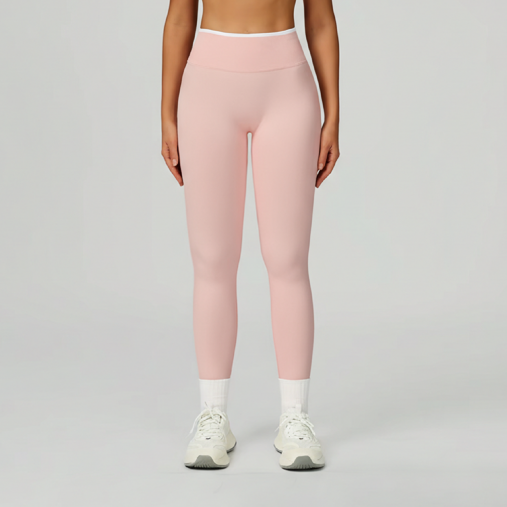 Outline licra scrunch pink